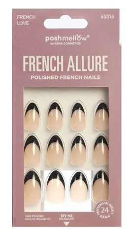 Poshmellow French Allure Polished French Nails – French Love 65316 - ANNS BEAUTY SUPPLY